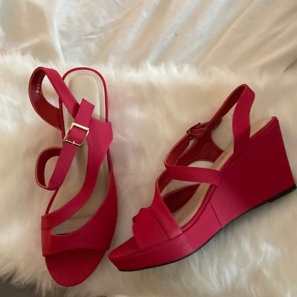 Red sandals